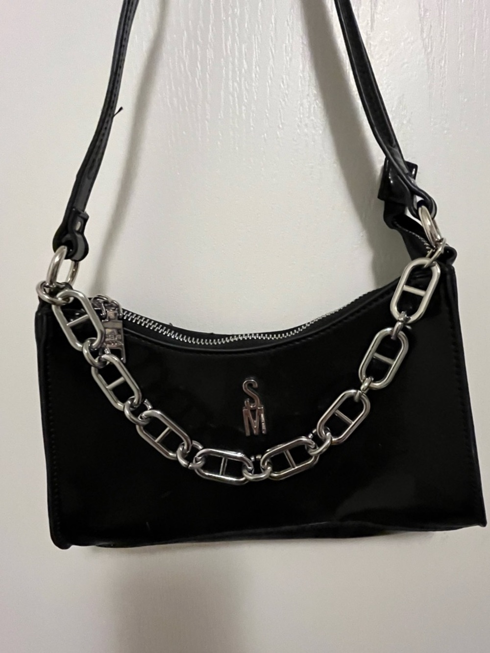 Classic Black Shoulder Bag